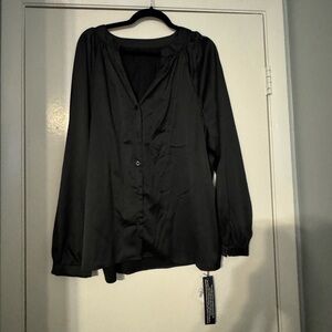 Elegant Black Women's Top